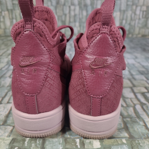 Nike Air Force 1 Ultraforce Mid ‘Force Is Female’ Wine Women Sz. 6.5 Worn Twice - Picture 7 of 12